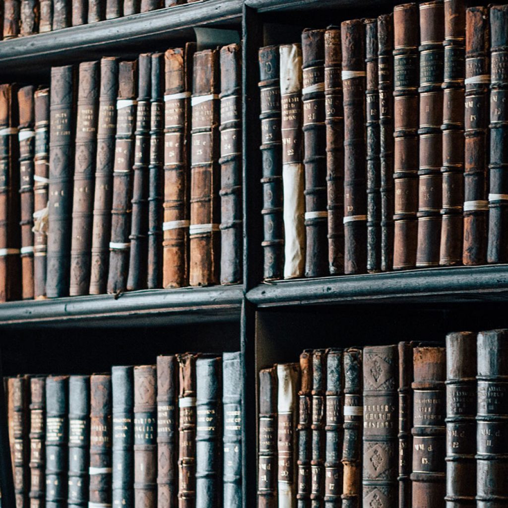 Law library with ladder - The Schlotfeldt Law Firm, PLLC